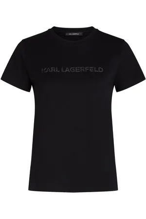Karl Lagerfeld Glitter logo T-shirt