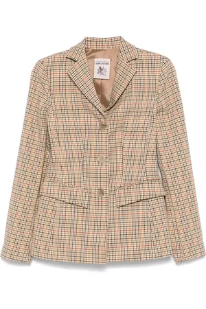 SEMICOUTURE Checked blazer