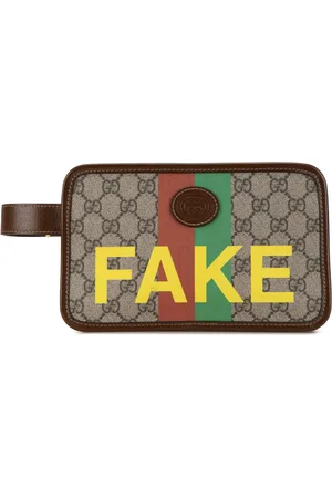 Gucci 2016-2023 GG Supreme Fake/Not Cosmetic Pouch clutch bag
