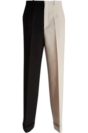 Gucci Two-tone wool trousers