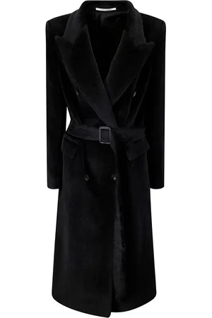 TAGLIATORE Felted double-breasted coat