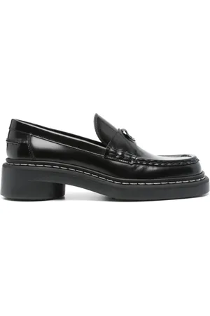 Marine Serre 50mm leather loafers
