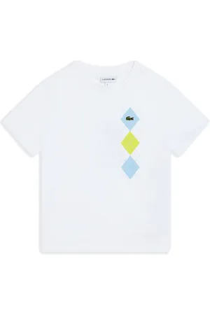 Lacoste Argyle-detailing T-shirt