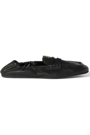 Miu Miu Embossed-logo loafers