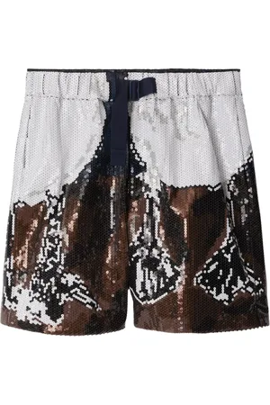 Burberry Sequin-embellished shorts