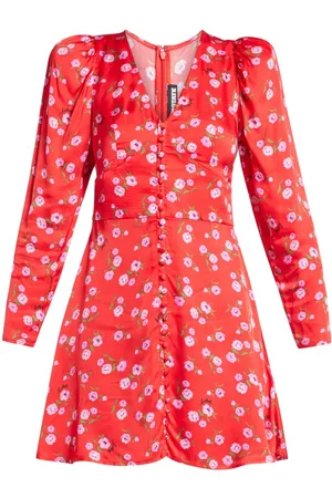 ROTATE Floral mini dress