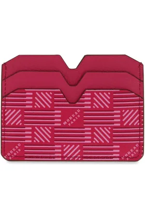 MOREAU Monogram-print leather cardholder