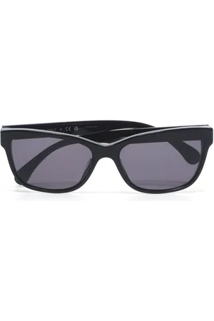 CHANEL 2000s rectangle-frame sunglasses