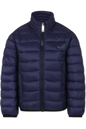 John Richmond Logo-print padded jacket