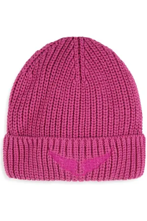 Zadig & Voltaire Logo-embroidered ribbed beanie