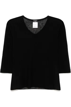 CHANEL 2002 three-quarter length sleeves top