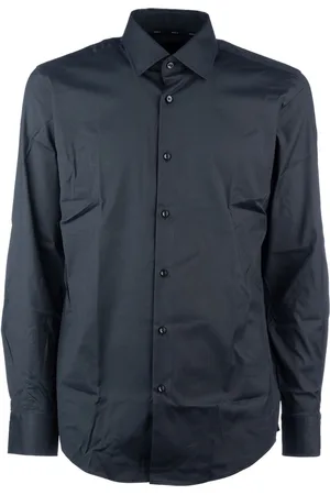HUGO BOSS Slim-cut twill shirt