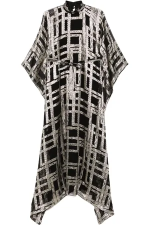 ‎Taller Marmo‎ Checked maxi dress