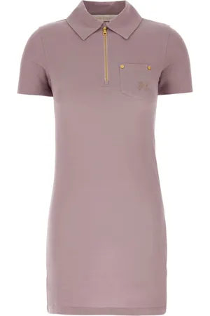 Palm Angels Mauve piquet polo dress