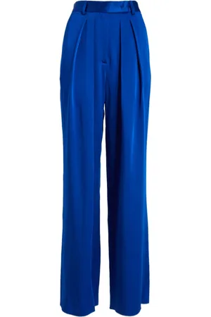 Rochas Satin-trim palazzo pants