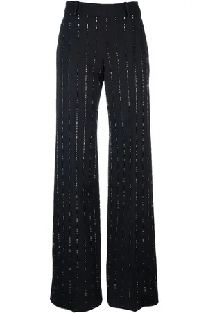 ERMANNO SCERVINO Embroidered detailing trousers