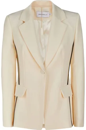 SIMONA CORSELLINI Contrast-trim blazer