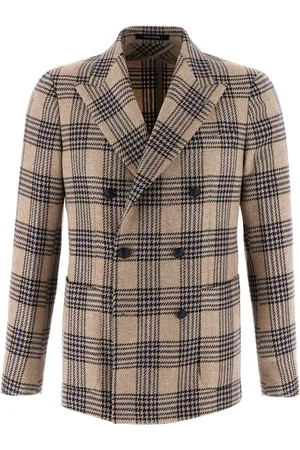 TAGLIATORE Check-patten blazer