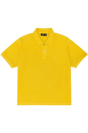STUSSY Pigment-dyed polo shirt