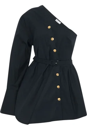 ROSETTA GETTY Asymmetric one-shoulder shirt