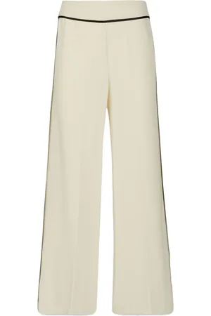 SIMONA CORSELLINI Silk wide-leg trousers