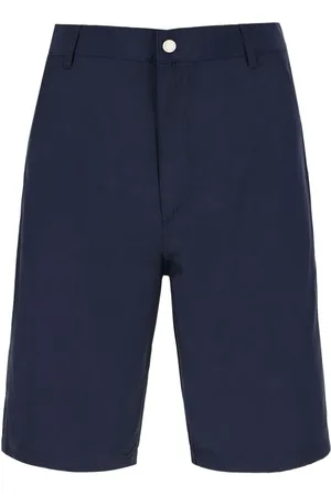 Maison Kitsuné Logo-appliqué bermuda shorts