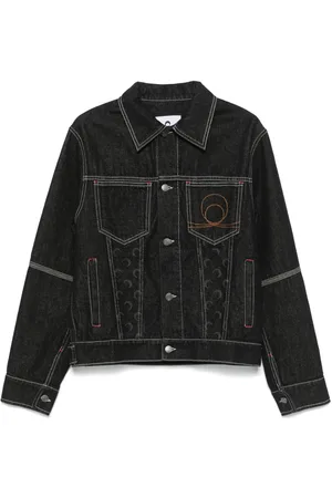 Marine Serre Moon-laser denim jacket