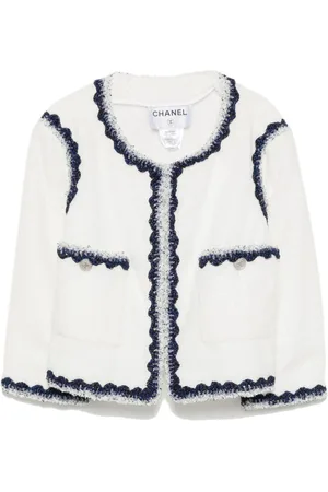 CHANEL 2000s COCO Button pile Jacket