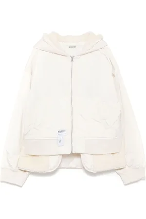 Musium Div. Fleece panelled oversized jacket