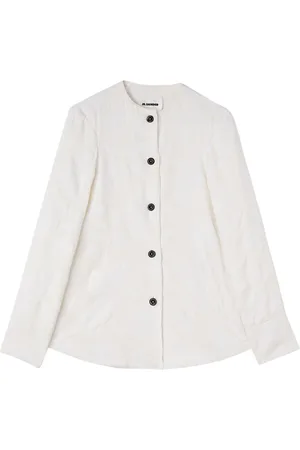 Jil Sander Floral-jacquard long-sleeve shirt