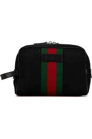 Gucci 2016-2024 Techno Web Canvas clutch bag