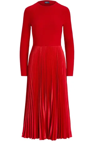 Ralph Lauren Long-sleeve midi dress