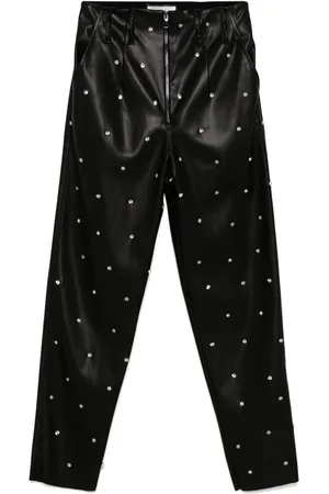 NISSA Crystal-embellished trousers