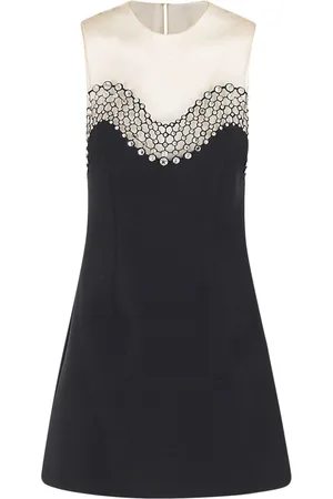 DAVID KOMA Crystal-embellished mini dress