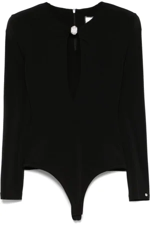 NISSA Crystal-embellished bodysuit