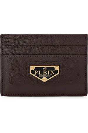 Philipp Plein Leather card holder
