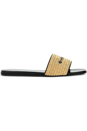 Givenchy 4G woven-raffia flat sandals