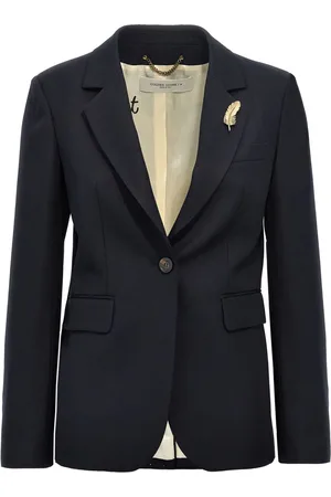 Golden Goose Logo-patch single-breasted blazer