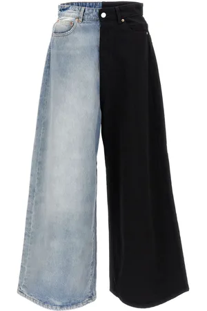 Vetements Contrast-panel jeans