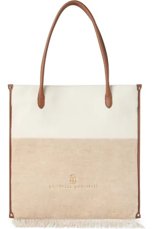 Brunello Cucinelli Logo travel bag