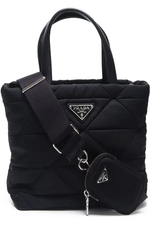 Prada 2024 small quilted Re-Nylon two-way handbag