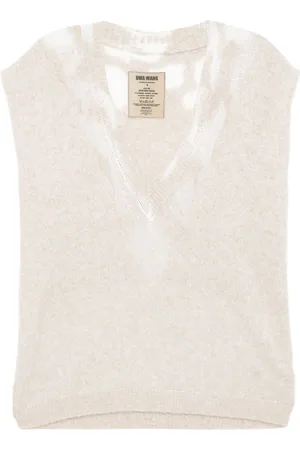 UMA WANG V-neck sleeveless knitted top