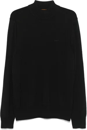 HUGO BOSS Logo-embroidered sweater