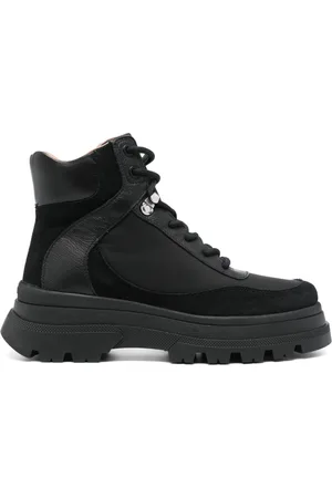 HUGO BOSS Lace-up leather ankle boots