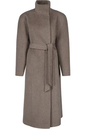 MAGDA BUTRYM High-neck wrap coat