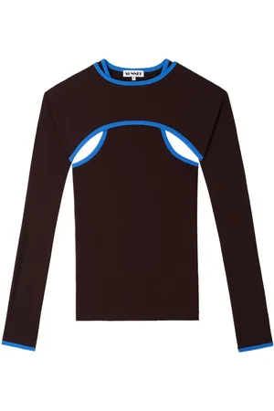 SUNNEI Contrast-trim T-shirt