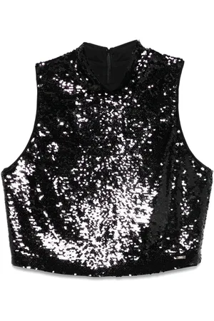Armani Exchange Sequinned top