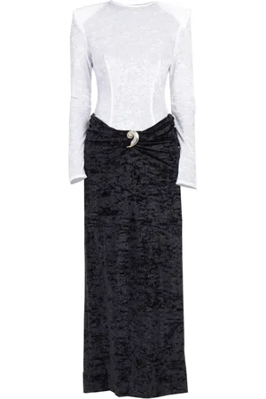 Rowen Rose Bi-colour maxi dress