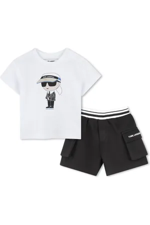 Karl Lagerfeld Ikonik Karl shorts set