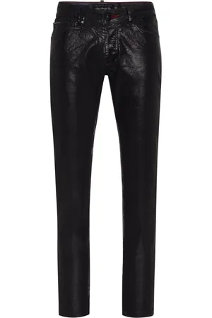 Philipp Plein Camouflage panelled skinny trousers